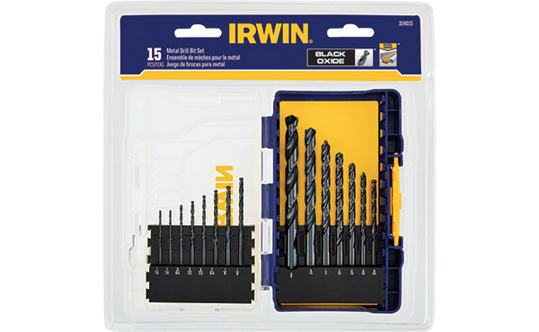 Irwin 15-Piece Black Oxide Drill Bit Set