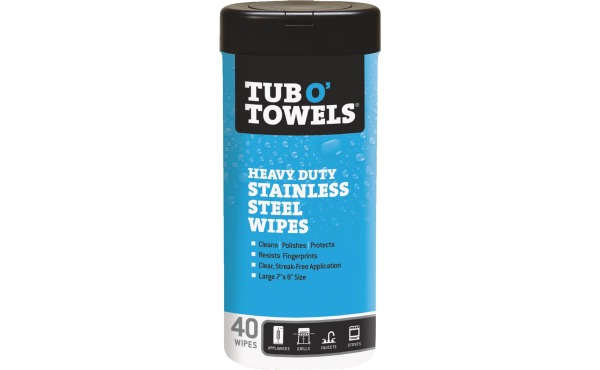 Tub O' Towels Heavy Duty Wipes, 40-Ct.