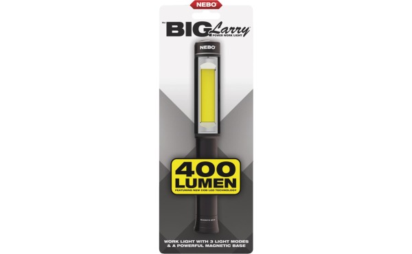 Nebo Big Larry Flashlight LED Work Light 400 Lm. - Low 160 Lm. Emergency Light